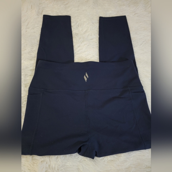 Skechers Go Walk 7/8 Deep Blue Active Leggings Large - Picture 14 of 16